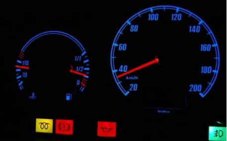 Шкалы приборов Mercedes