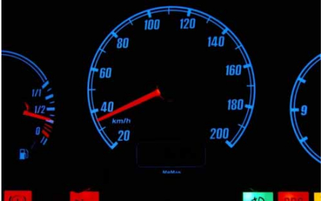 Шкалы приборов Mercedes