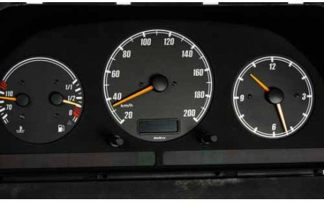 Шкалы приборов Mercedes