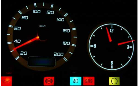 Шкалы приборов Mercedes