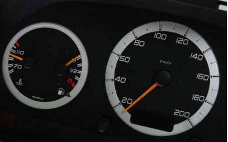 Шкалы приборов Mercedes