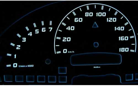 Шкалы приборов Mercedes