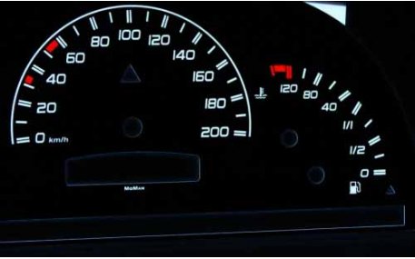 Шкалы приборов Mercedes W638