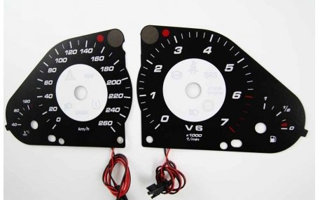 Шкалы приборов Mercedes C-class W203