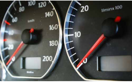 Шкалы приборов Volkswagen Polo