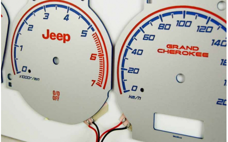 Шкалы приборов Jeep Grand Cherokee