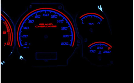 Шкалы приборов Jeep Grand Cherokee