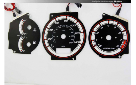 Шкалы приборов Mazda 323F BA