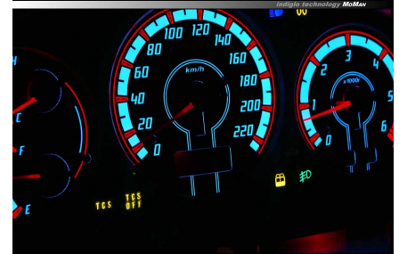 Шкалы приборов Mazda 323F BJ