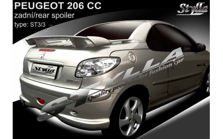 Спойлер Peugeot 206