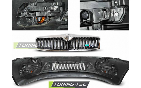 Бампер передний Skoda Octavia A5