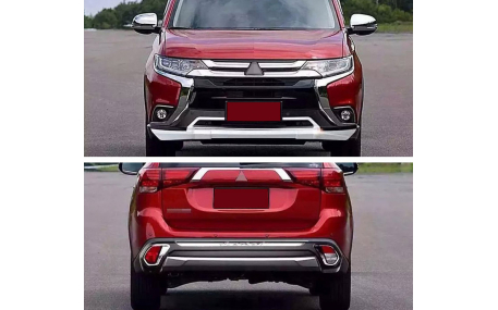Накладки на бампера Mitsubishi Outlander