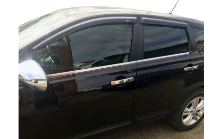 Хром накладки Nissan Qashqai J10 +2