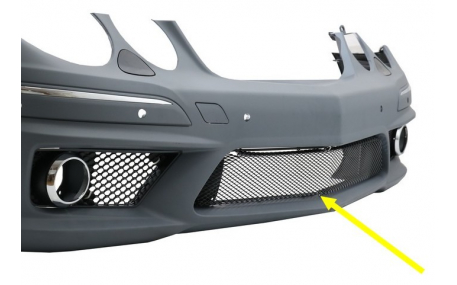 Решетка бампера Mercedes E-class W211 2006-2009