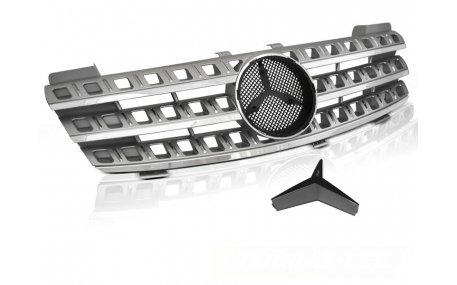 Решетка радиатора Mercedes ML-class W164 2006-2008