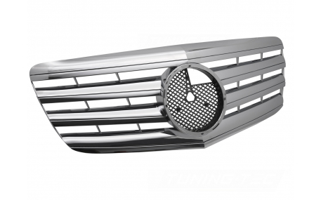 Решетка радиатора Mercedes E-class W211 2006-2009