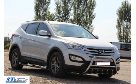 Защита передняя Hyundai Santa Fe