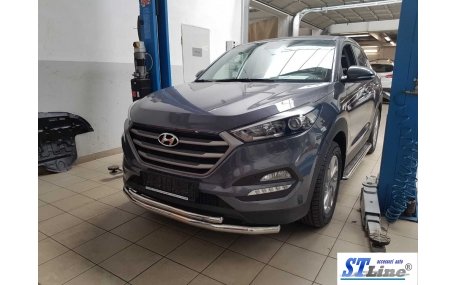 Защита передняя Hyundai ix35