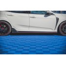 Накладки на пороги Honda Civic