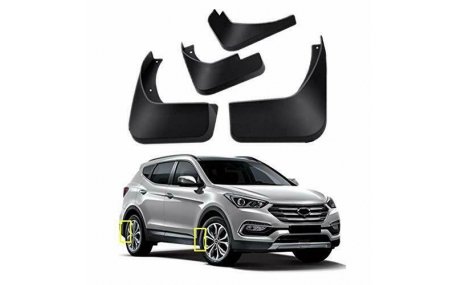 Брызговики Hyundai Santa Fe