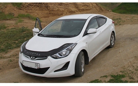 Дефлектор капота Hyundai Elantra MD