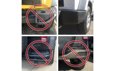 Брызговики Jeep Wrangler