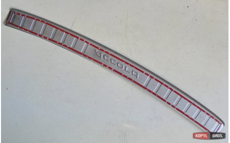 Накладка на задний бампер Honda Accord