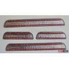 Накладки на пороги Mitsubishi Outlander