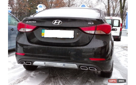 Накладка задняя Hyundai Elantra MD