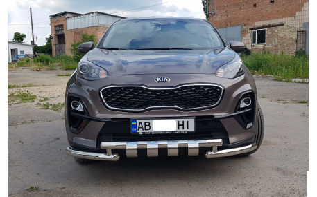 Защита передняя Kia Sportage