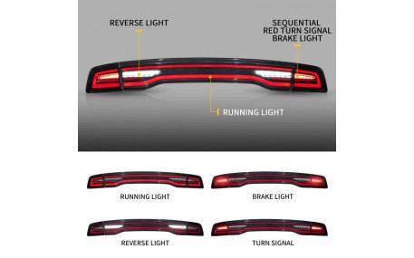 Фонари задние Dodge Charger