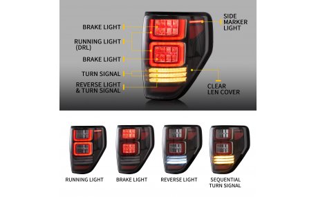 Фонари задние Ford F150