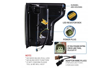 Фонари задние Ford F150