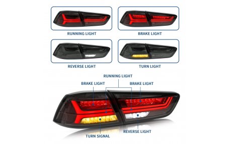 Фонари задние Mitsubishi Lancer X