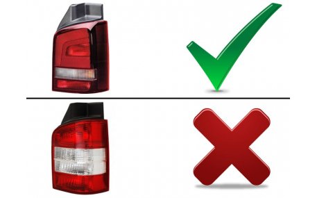 Фонари задние Volkswagen T5 (1 дв)