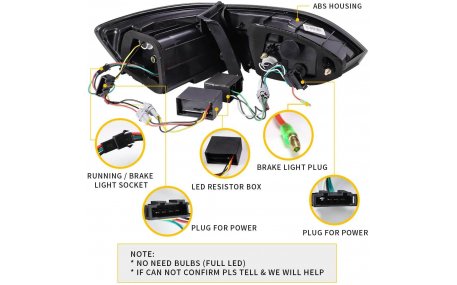 Фонари задние Volkswagen Jetta 2011-2014