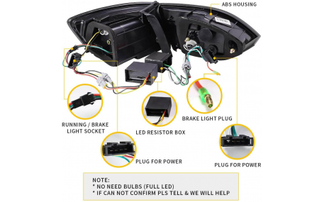 Фонари задние Volkswagen Jetta 2011-2014