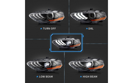 Фары передние Ford Mustang 2018-2022
