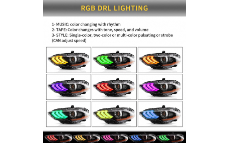 Фары передние Ford Mustang 2018-2022