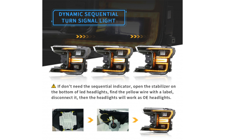 Фары передние Ford F150 2017-2020