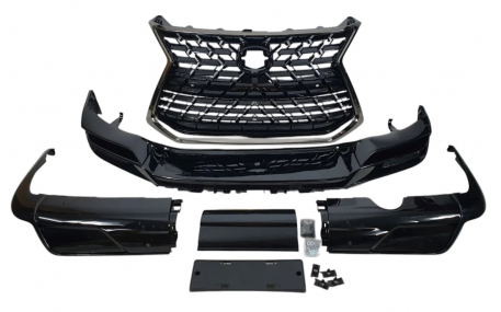 Накладки на бампера Lexus LX570 2016-2021