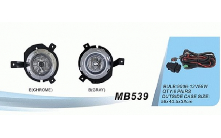 Противотуманки Mitsubishi L200