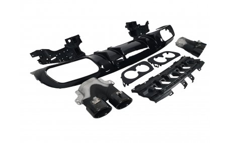 Накладка задняя Mercedes C-class W205 Coupe 2019-2021