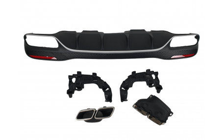 Накладка задняя Mercedes GLS-class X166 2015-2019