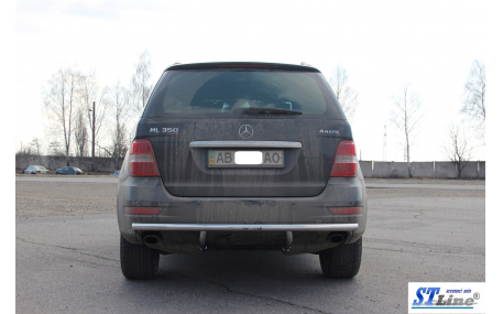 Защита задняя Mercedes ML-class W164