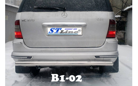 Защита задняя Mercedes ML-class W163