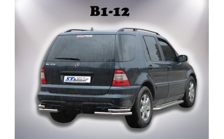 Защита задняя Mercedes ML-class W163