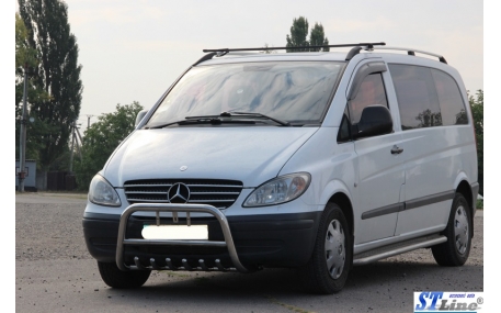 Защита передняя Mercedes Vito W639