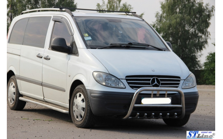 Защита передняя Mercedes Vito W639
