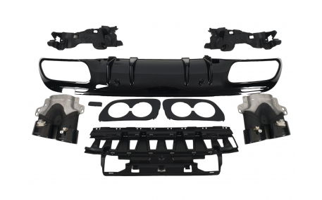 Накладка задняя Mercedes С-class W205 Sedan 2019-2021